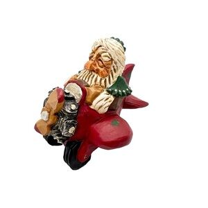 Vintage David Frykman 1997 "Santa Flying A Plane" Coyne’s & Company DF1074 EUC